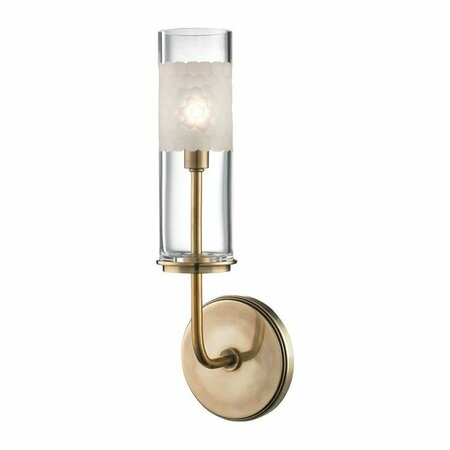 HUDSON VALLEY Wentworth 1 Light Wall Sconce 3901-AGB